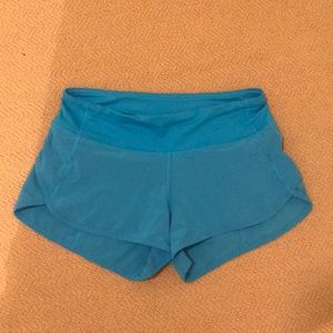 Lululemon Speed Short Kayak Blue 4
